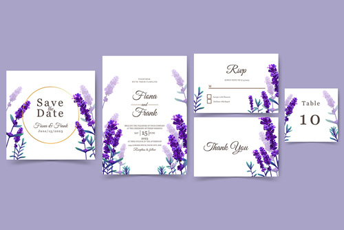 دانلود وکتور لایه باز EPS حاشیه گل و کادر برای نوشتن مناسب کارت پستال یا کارت دعوت کد 3